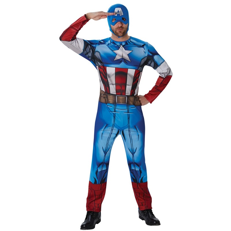 Captain America hooded costume