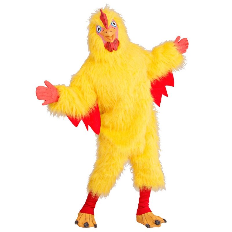 Crazy hen plush costume