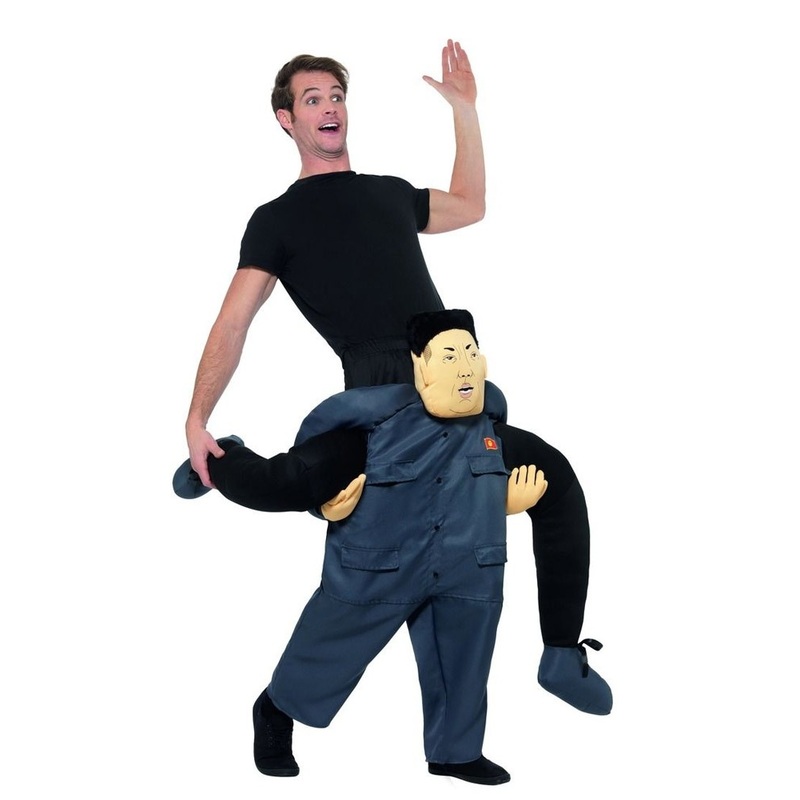 Korean dictator piggyback costume