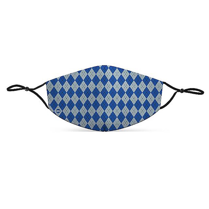 Mouth and nose mask magic school blue for adults