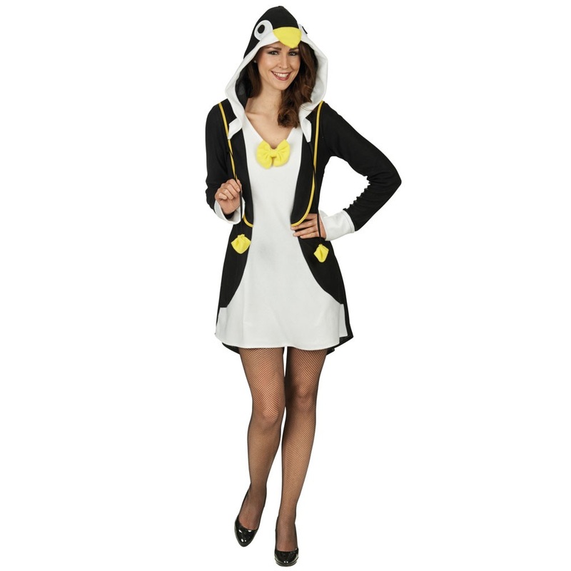 Penguin costume with hooded head for women 36-38
