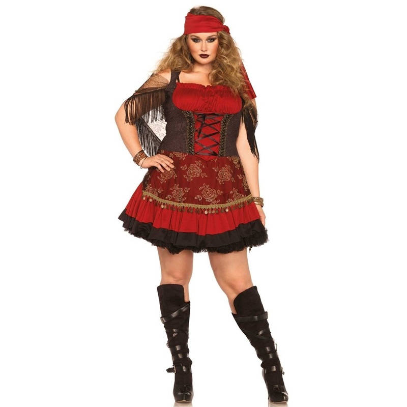 Plus-size woman pirate costume XL-XXL