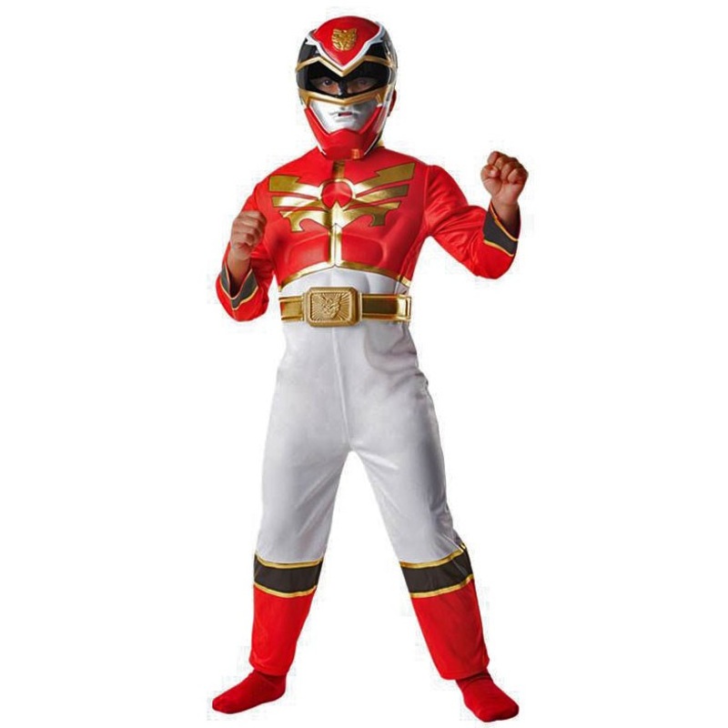 Red Power Ranger Megaforce kids costume S