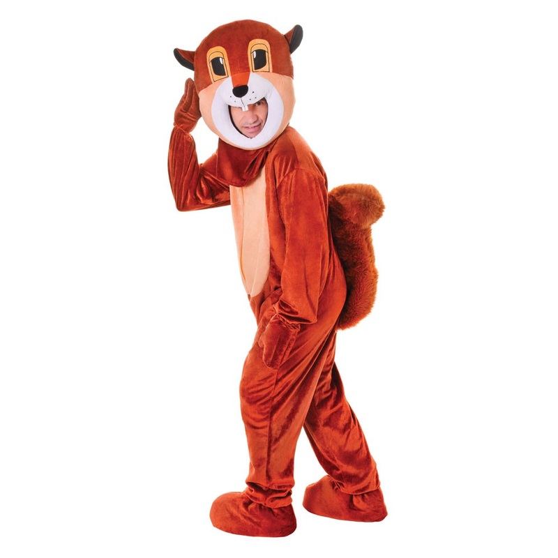 Thick Mouth Brown Squirrel Costume