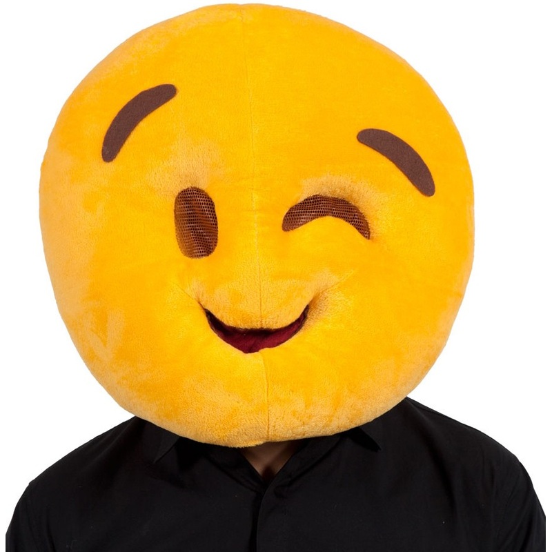 Wink Emoji Smiley Mask
