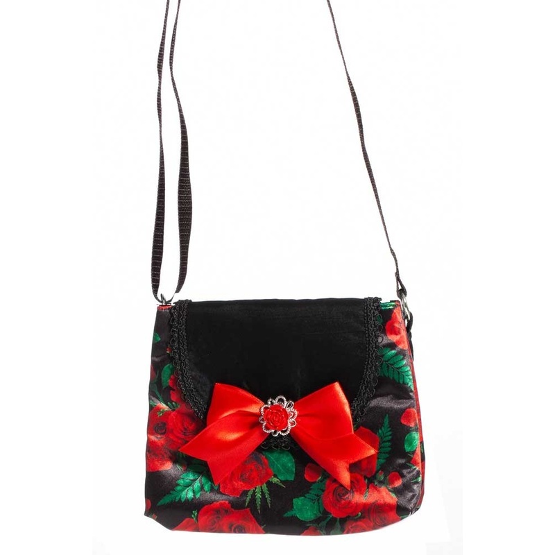 1950s rose garden handbag