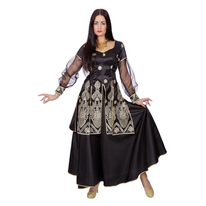 Aaliyah Bollywood Dress In Black 36