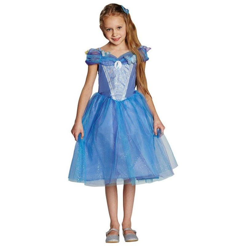 Cinderella child costume with hair clip S
