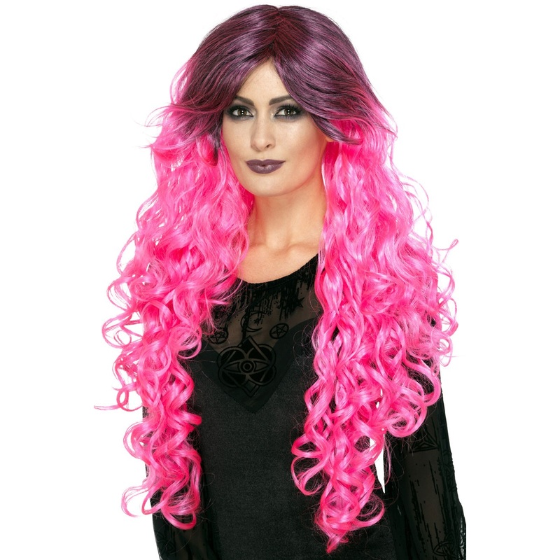 Funky ombre wig pink