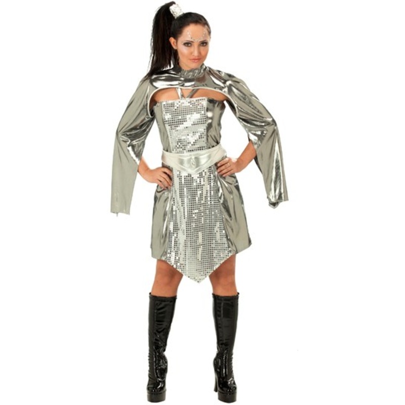 Halloween costume glitter space disco 36