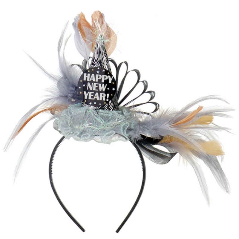 Happy New Year fascinator