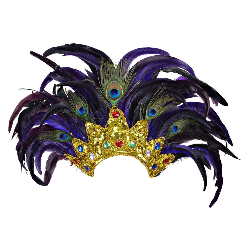 Magnificent Pavonala feather headdress