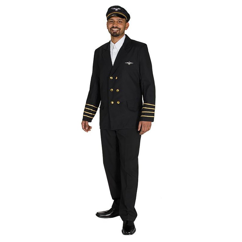 Marc pilot jacket with gold buttons 48