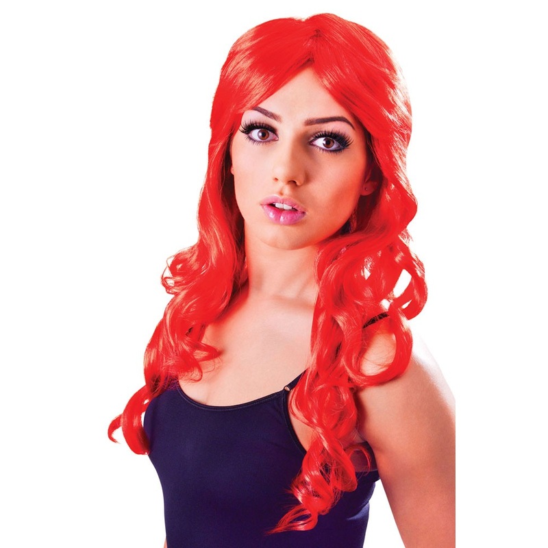 Polly party wig red
