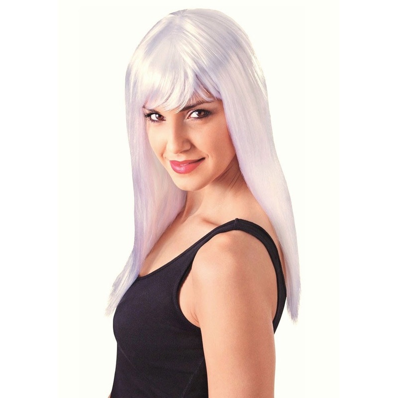 Polly Party Wig White