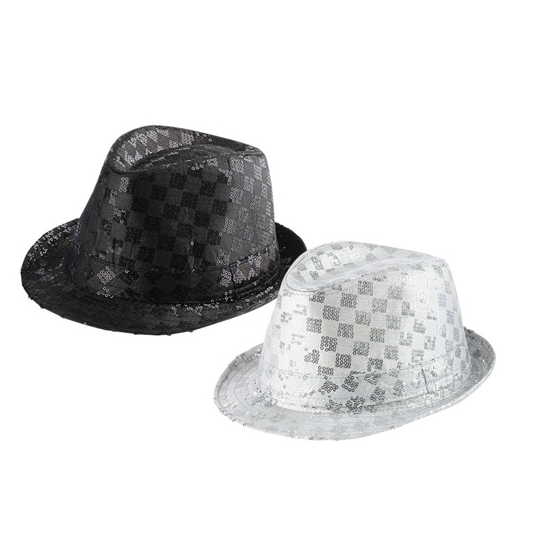 Pop star sequin hat