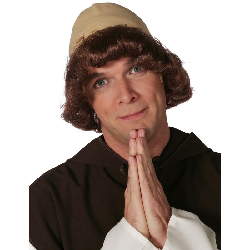 Pot lid wig brown