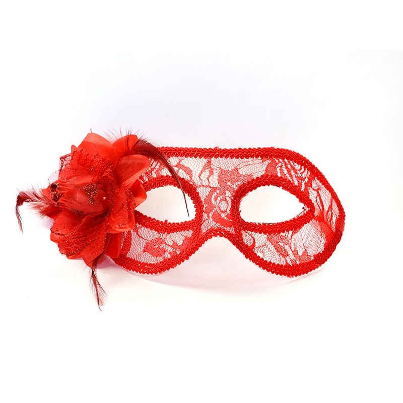 Venetian mask in red