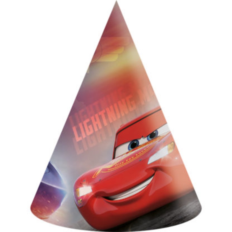 6 Cars The Legend of the Track party hats