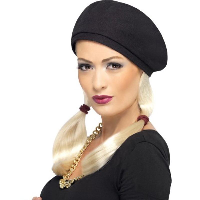 90s pigtail wig with cap