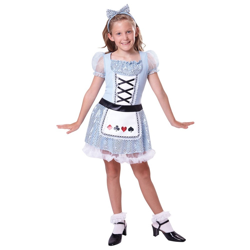 Casino girl child costume S