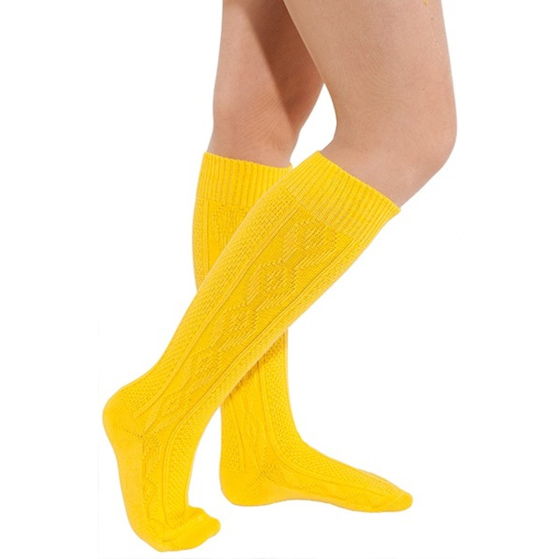 Classic knee socks yellow 36-38