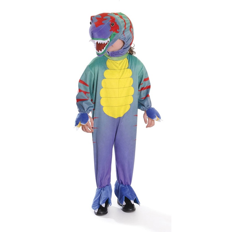 Colorful T-Rex suit for children S