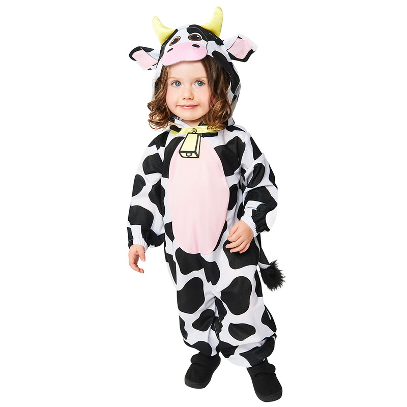 Cow overall costume for babies and toddlers