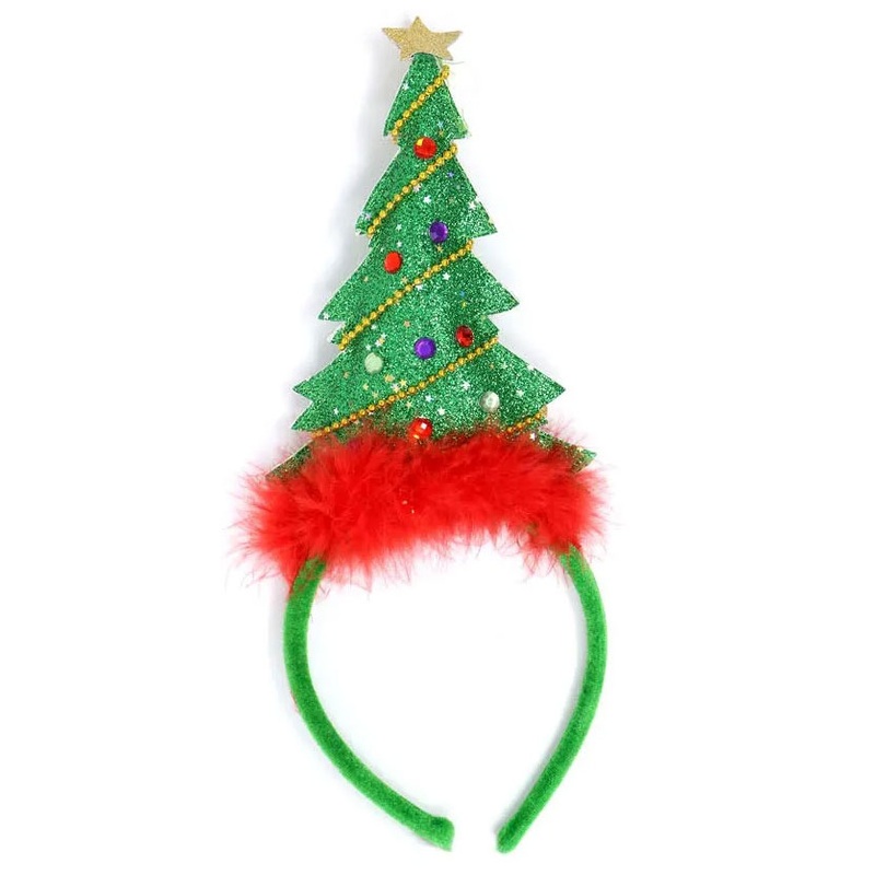 Funny Christmas tree headband