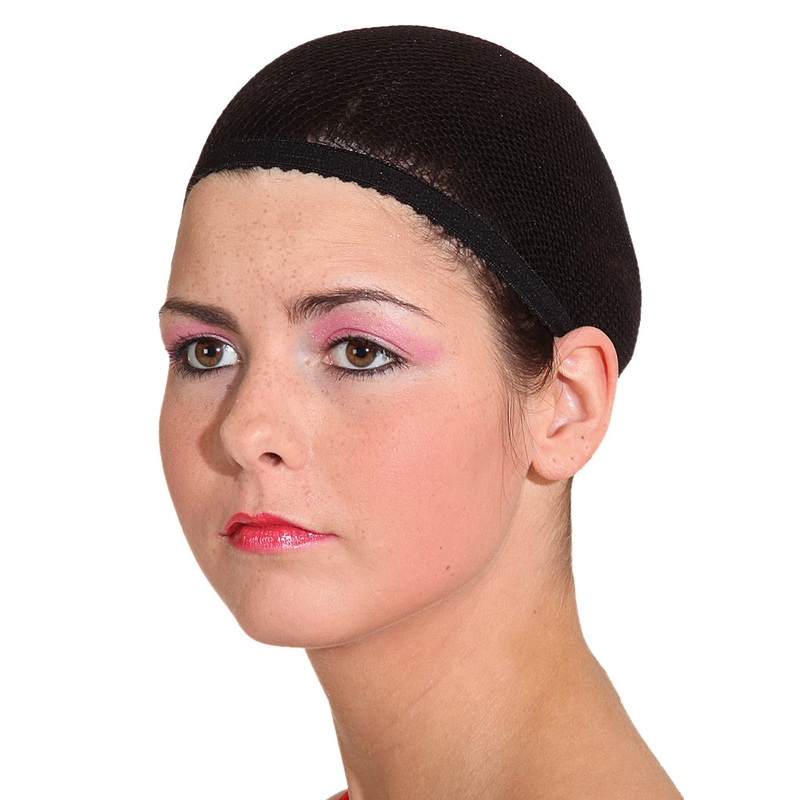Hairnet wigs black