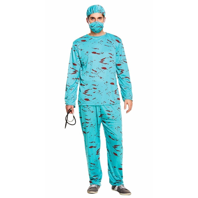 Horror surgeon costume for men