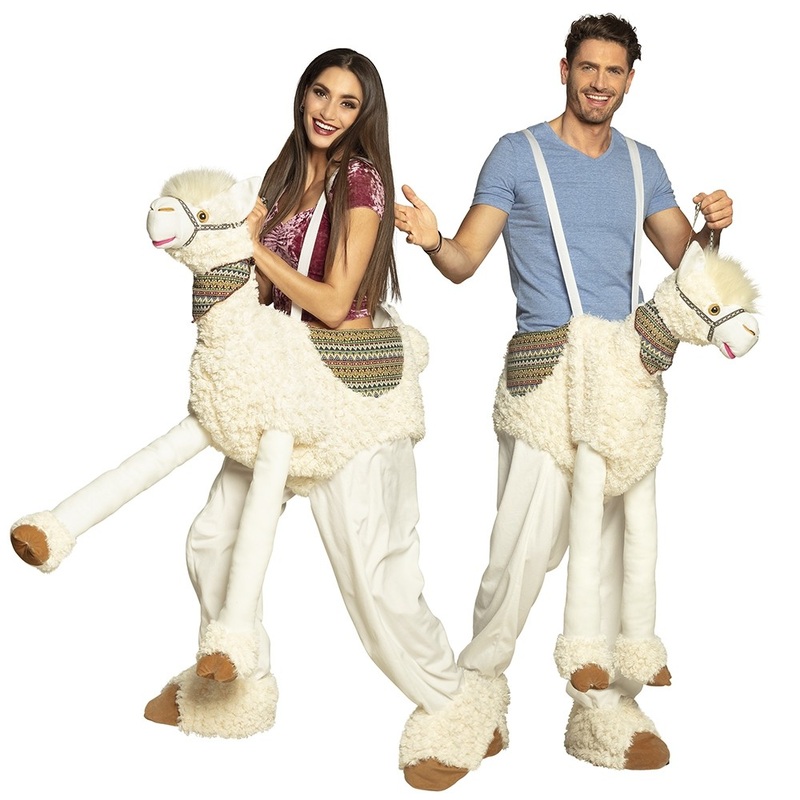 Llama parade piggyback costume