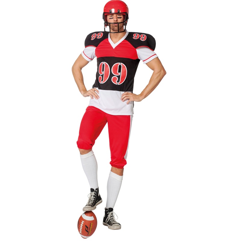 Muscle packed rugby player costume 48