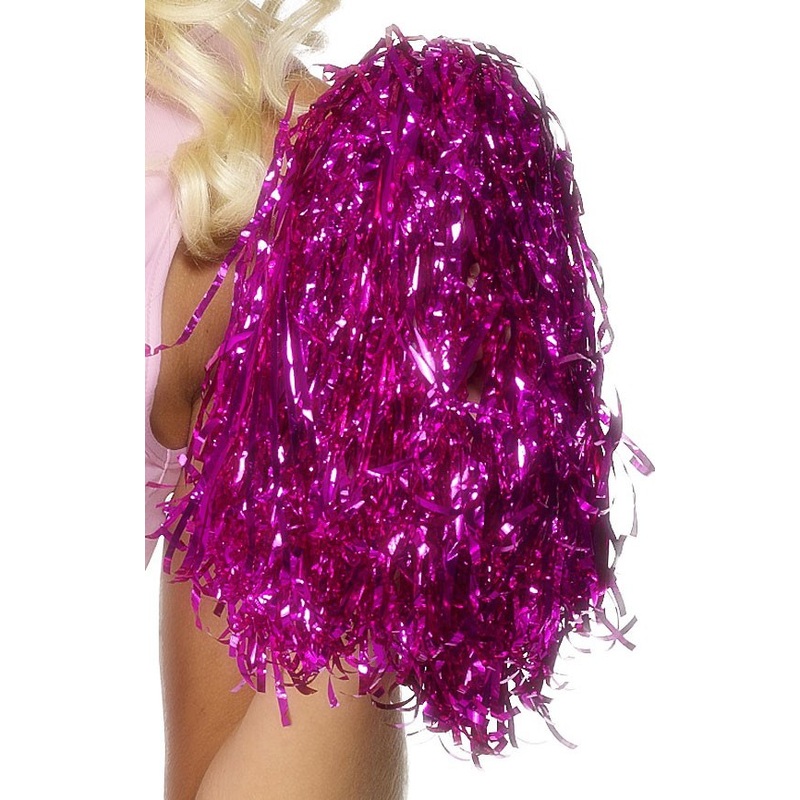 Polina Cheerleader Pompom In Metallic Pink