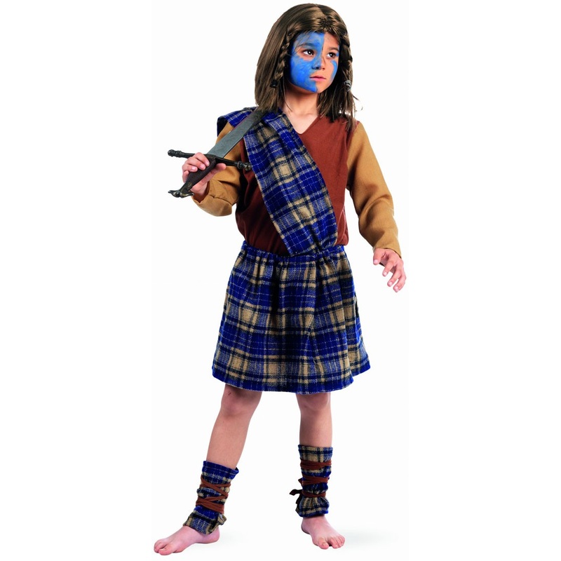 Scottish warrior Scotty child costume