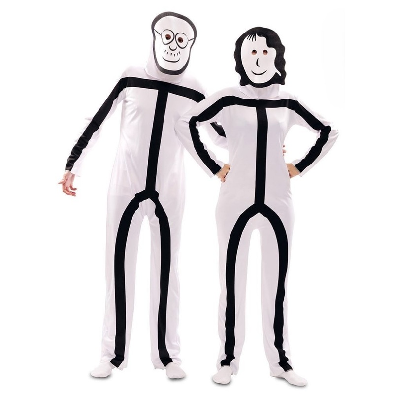 stick figure costume S