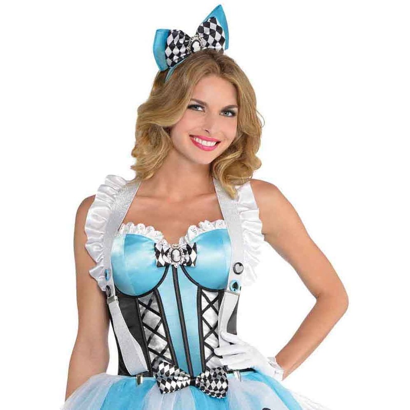 Wonderland suspenders with ruffles