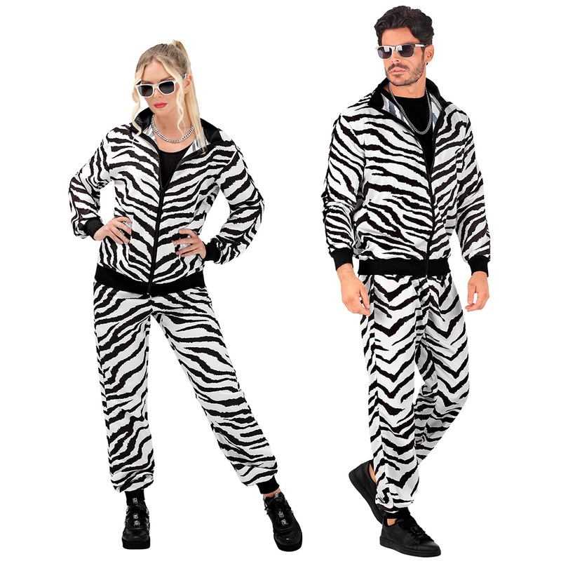 Zebra tracksuit for adults S