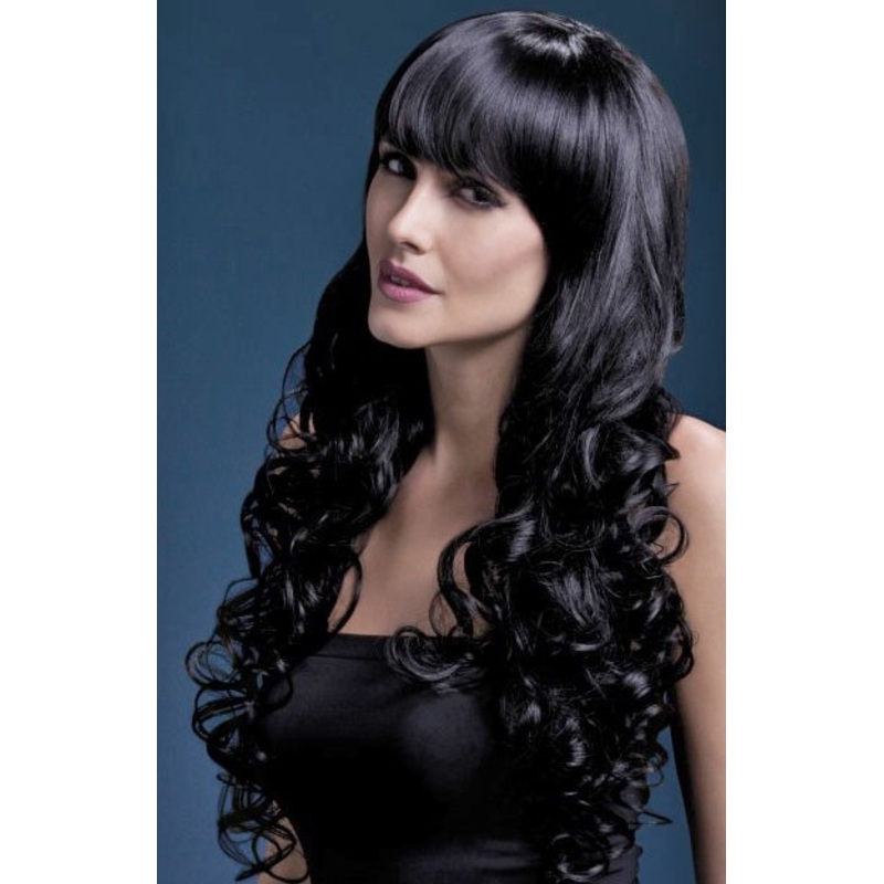 Black glamor wig