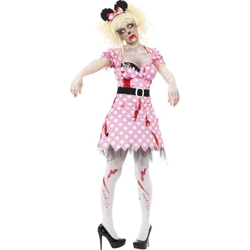 Bloody zombie mouse costume S