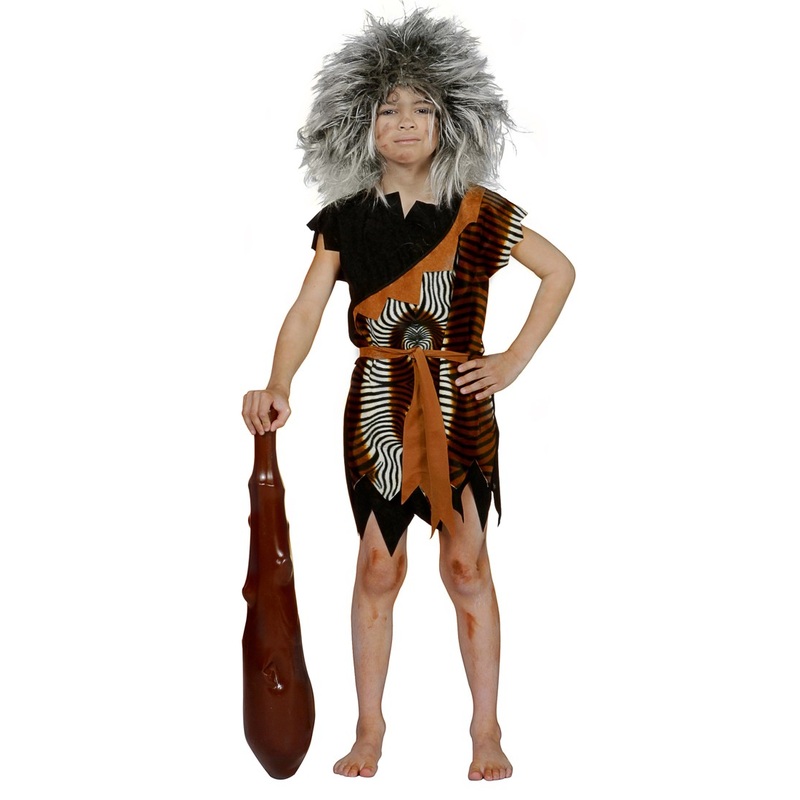Caveman prehistoric costume for kids 116