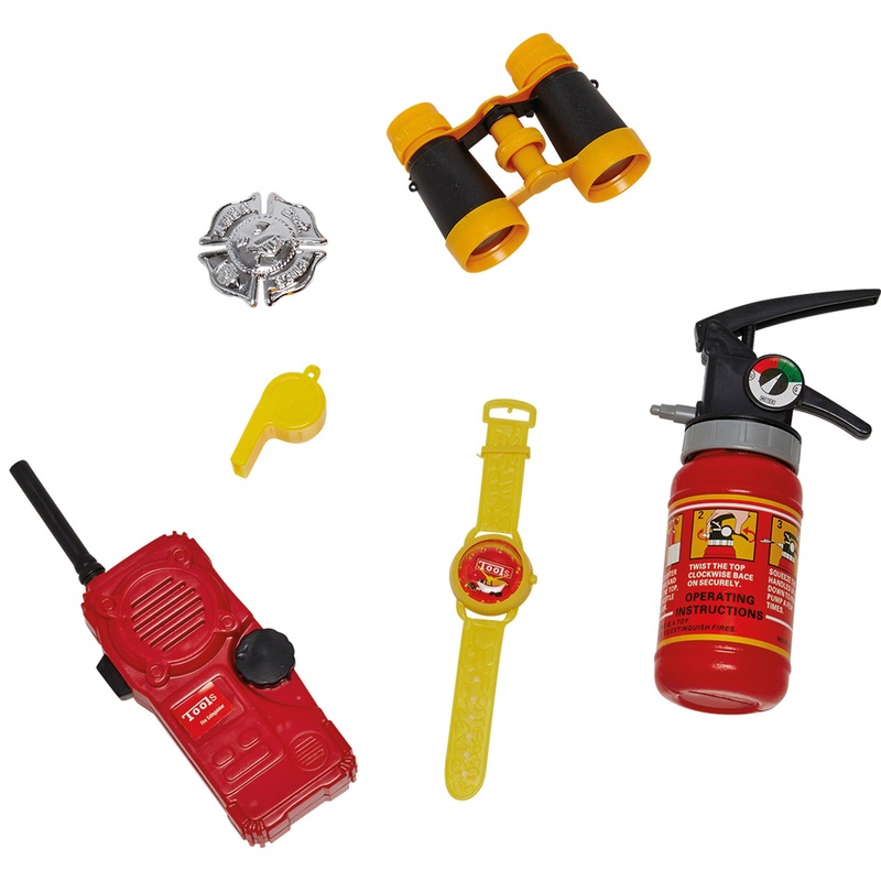 Fire brigade accessory set 6 pieces