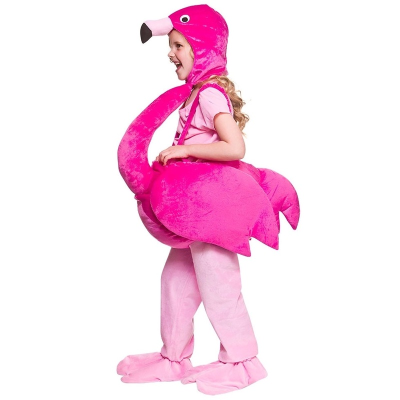 Funny flamingo child costume