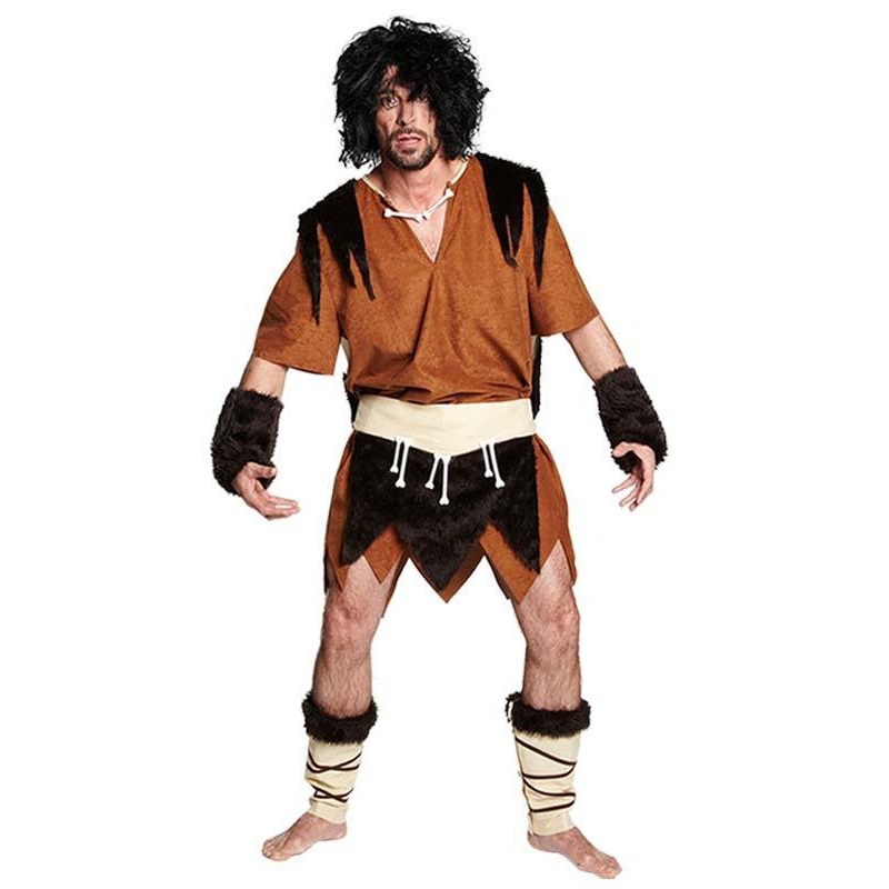 Furry Stone Age mens costume 48