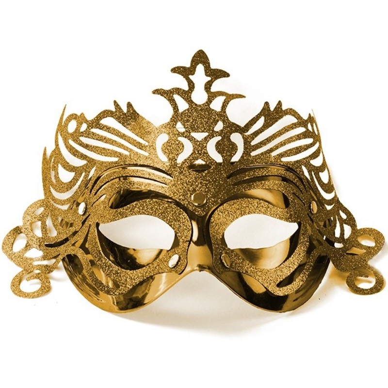 Golden mask with ornaments