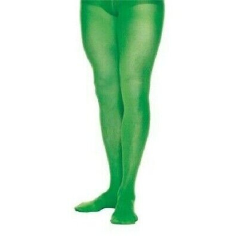 Men's Tights Green-White