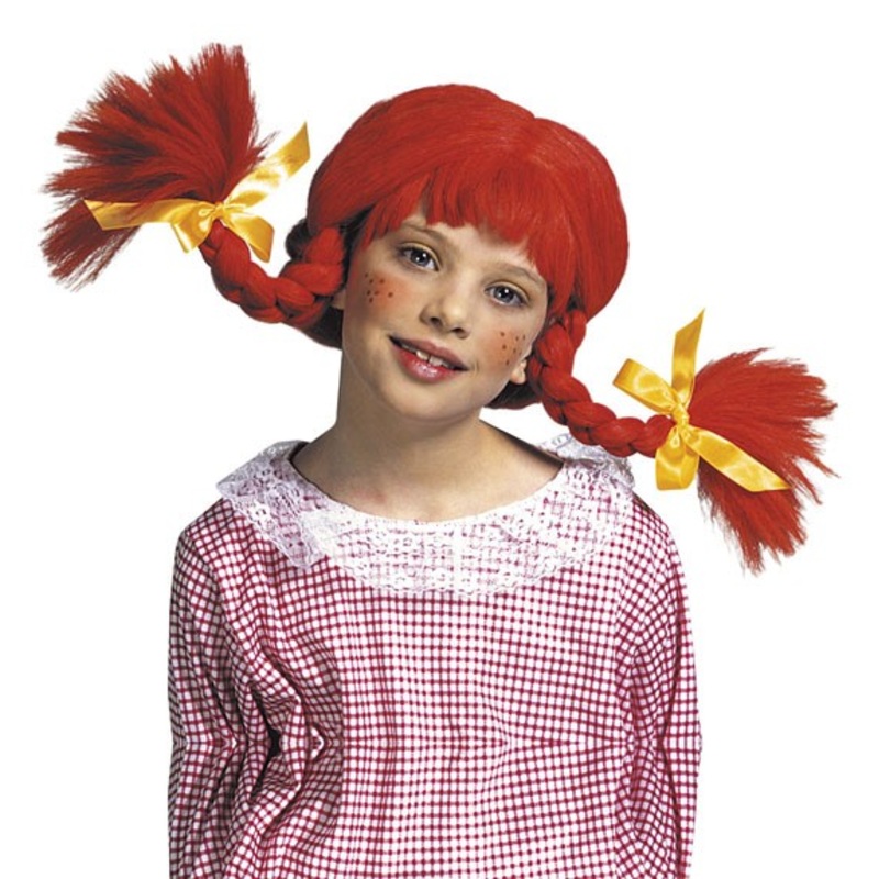 Red Peppa plait wig