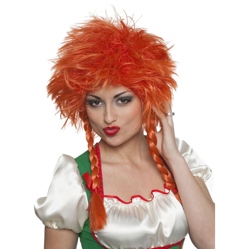 Wuschelkopf ladies wig orange