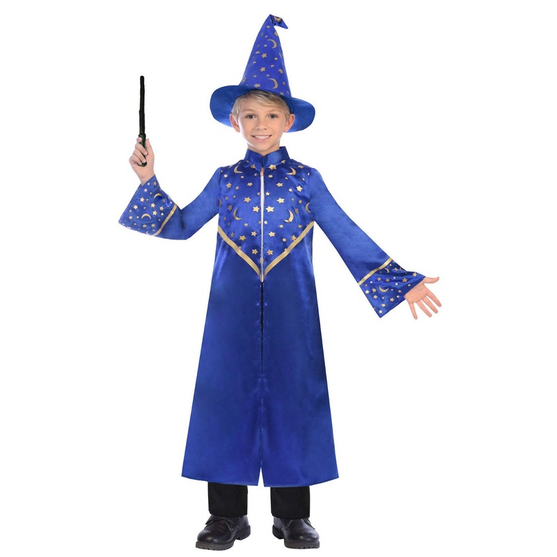 Blue wizard child costume Magus