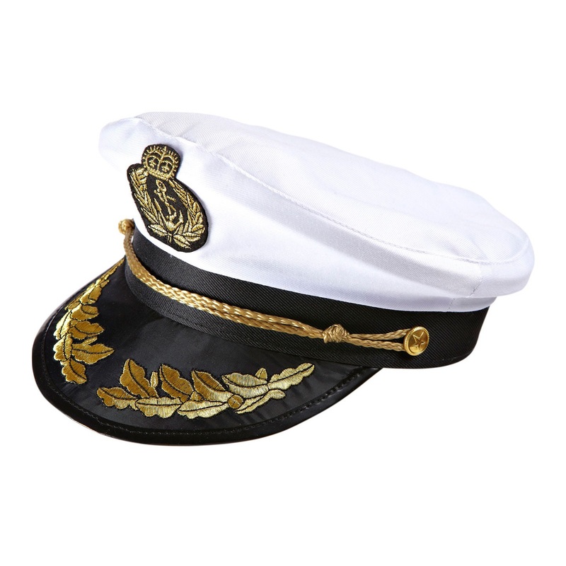 Captain's hat with gold trim